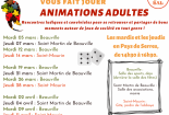 Animations jeux Pays de Serres mars-avril